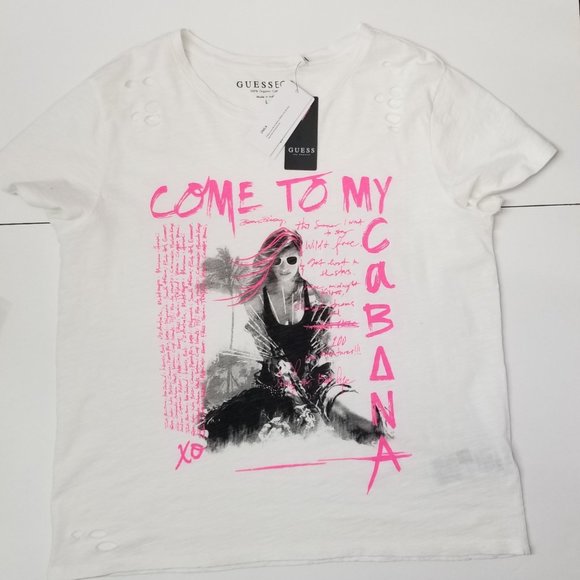 GUESS Come to my Cabana Graphic Tee - Picture 3 of 6